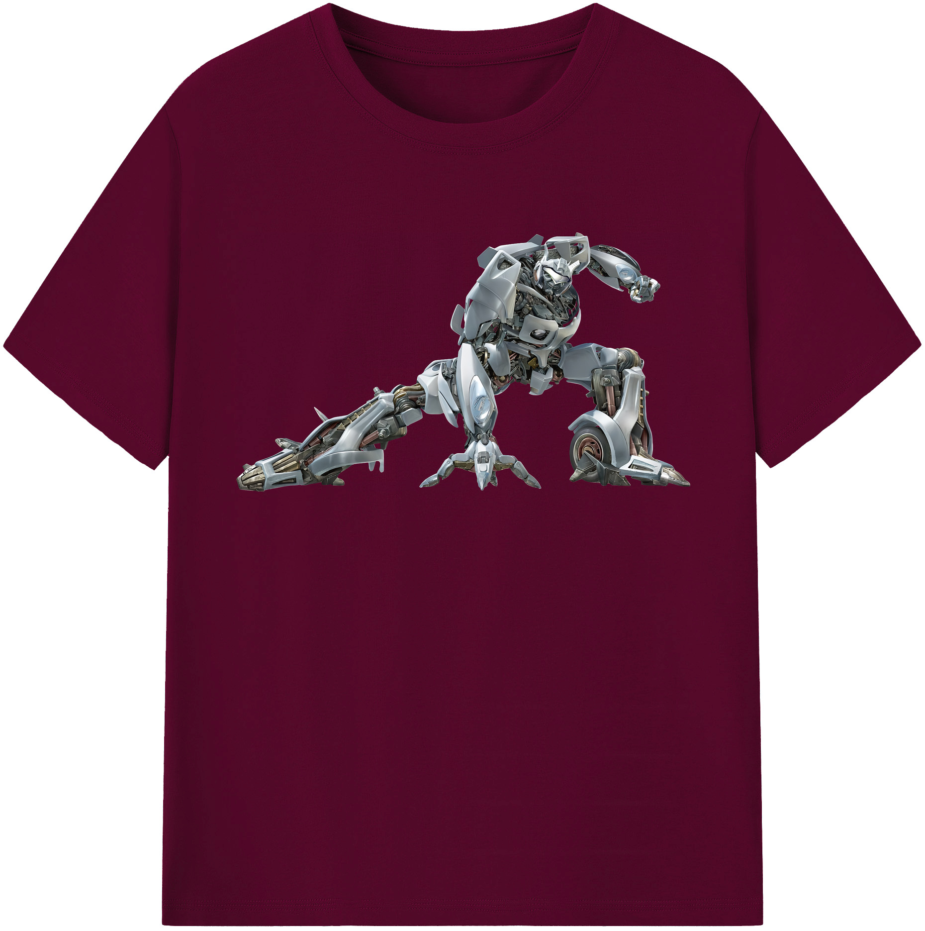 （画像用） Transformers トランスフォーマー レディースカジュアルプリントTシャツ（綿100％）
